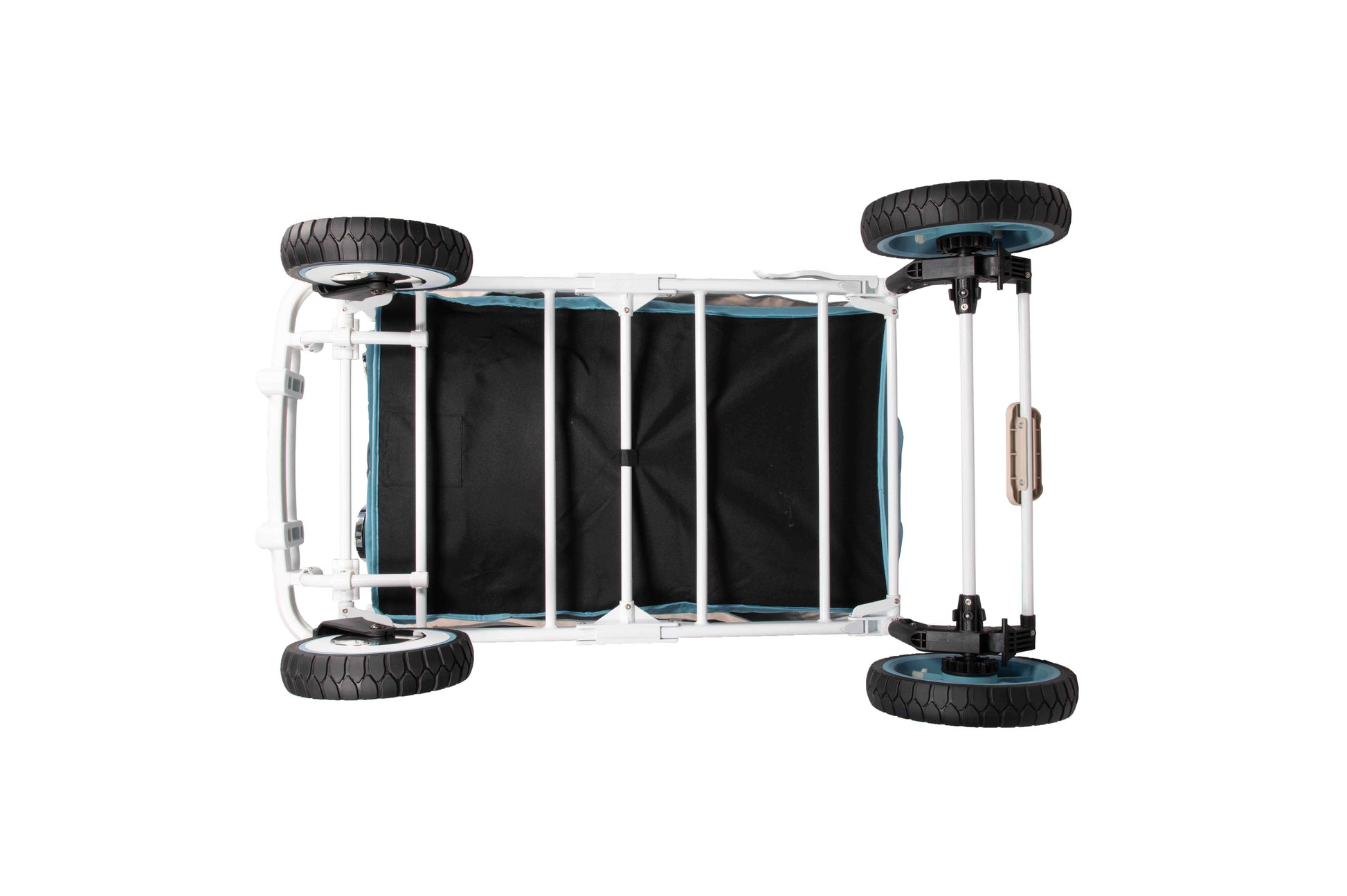 VW4 Volkswagen Stroller Wagon - Bottom View of the Wagon Blue