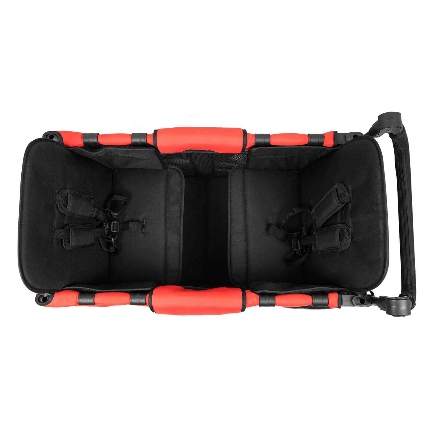 W2 Original + Double Stroller Wagon - Top View of W2 Original + Double Stroller Wagon Red