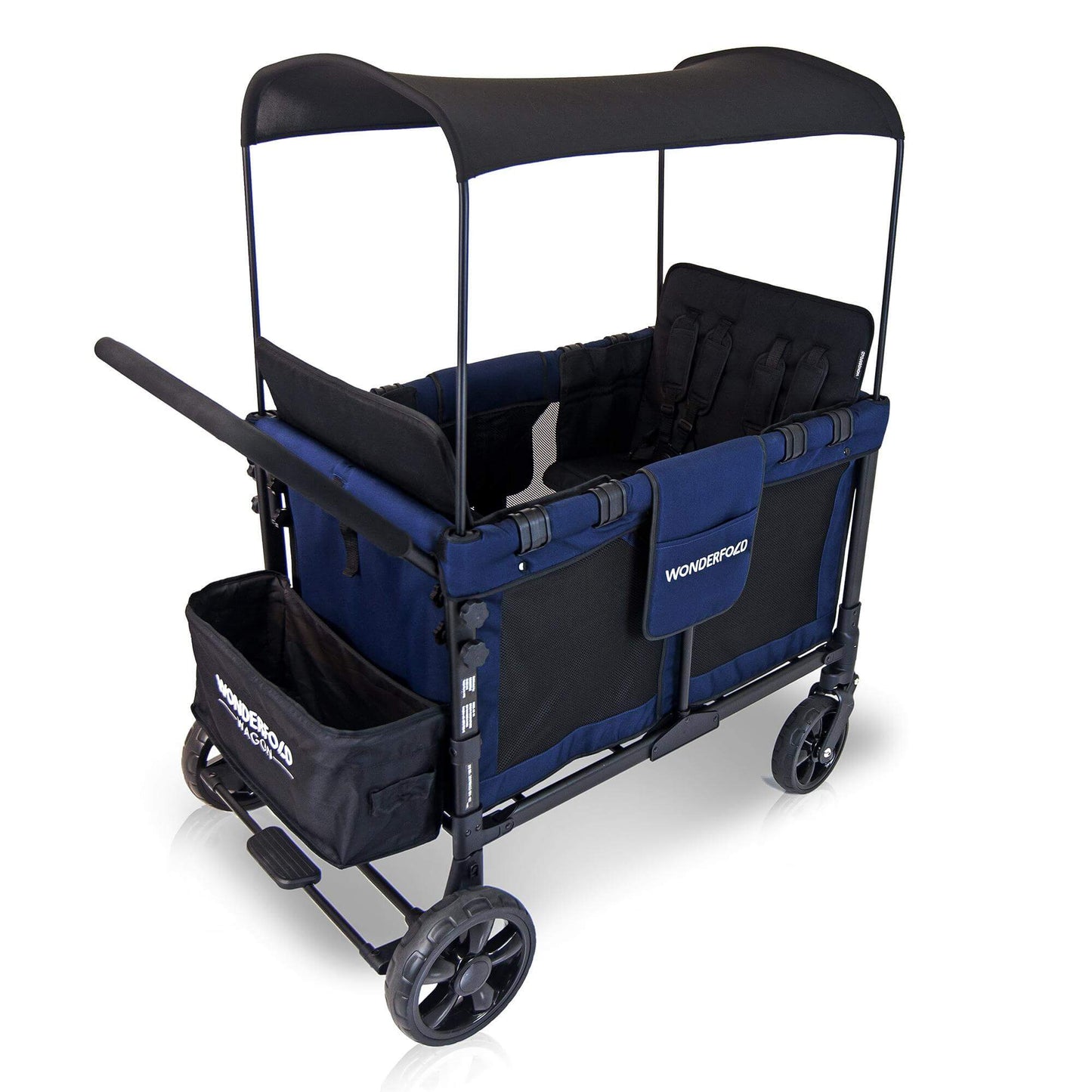 W4 Original Quad Stroller Wagon - Top View of the Product Wagon Blue