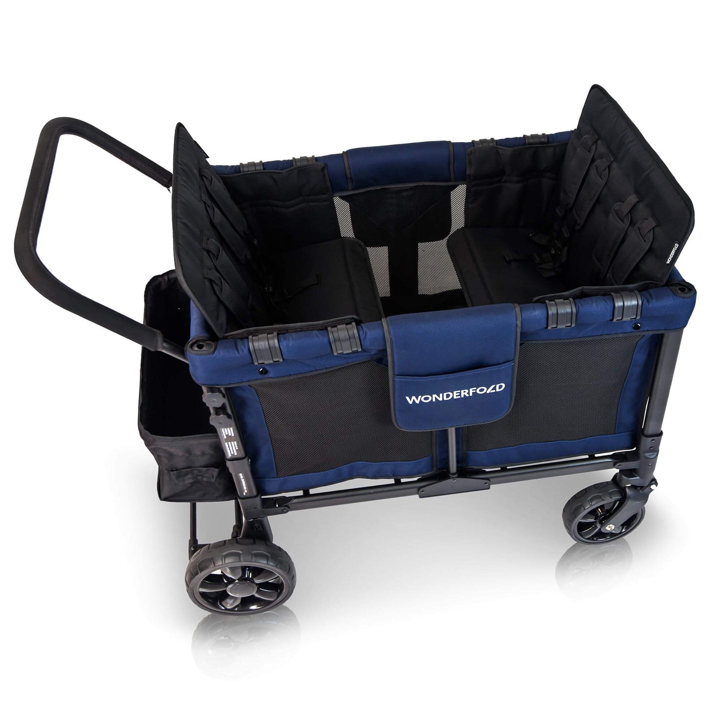 W4 Original Quad Stroller Wagon - Top View of the Product Wagon Blue
