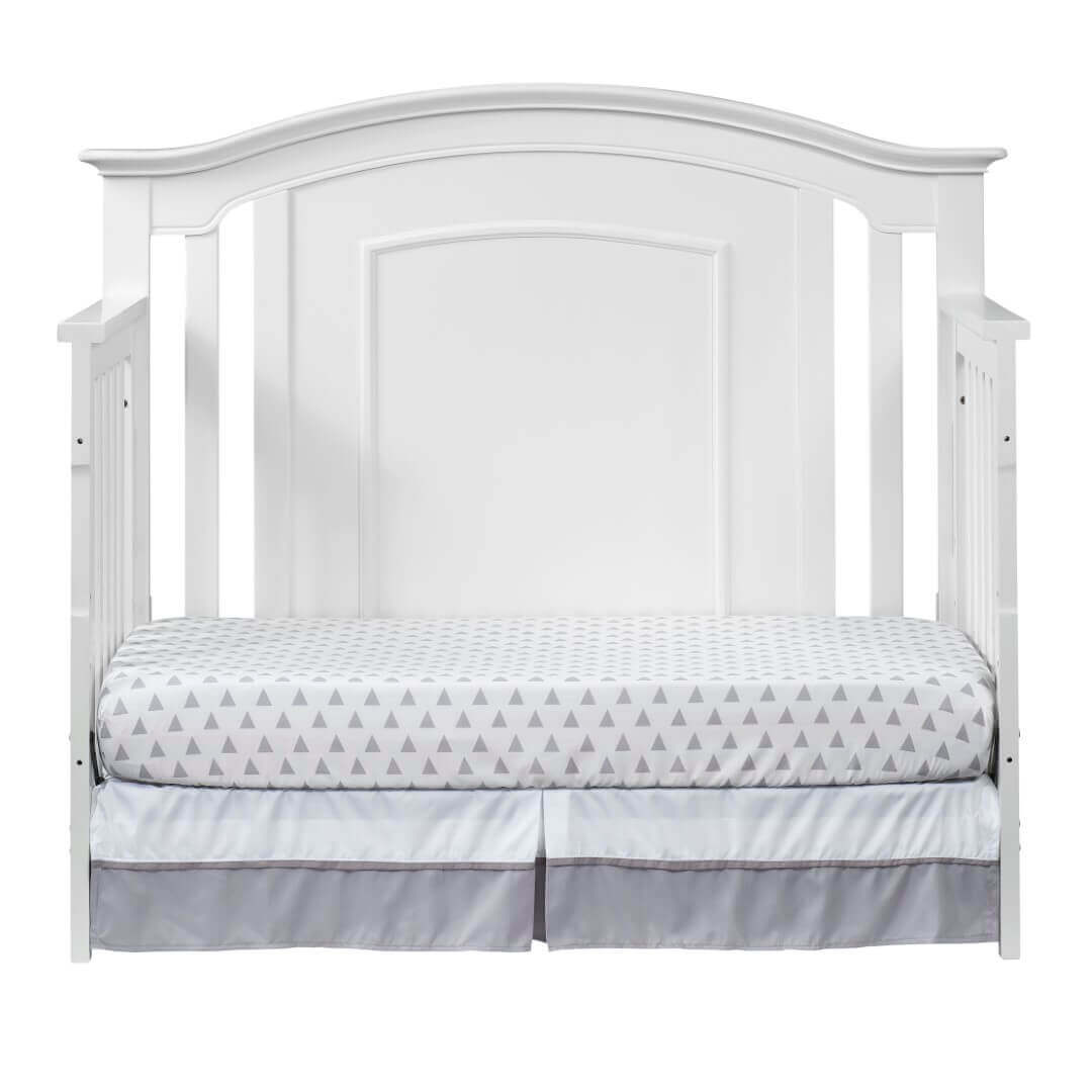 Willowbrook 4-in-1 Convertible Crib - Front View of Willowbrook Daybed White