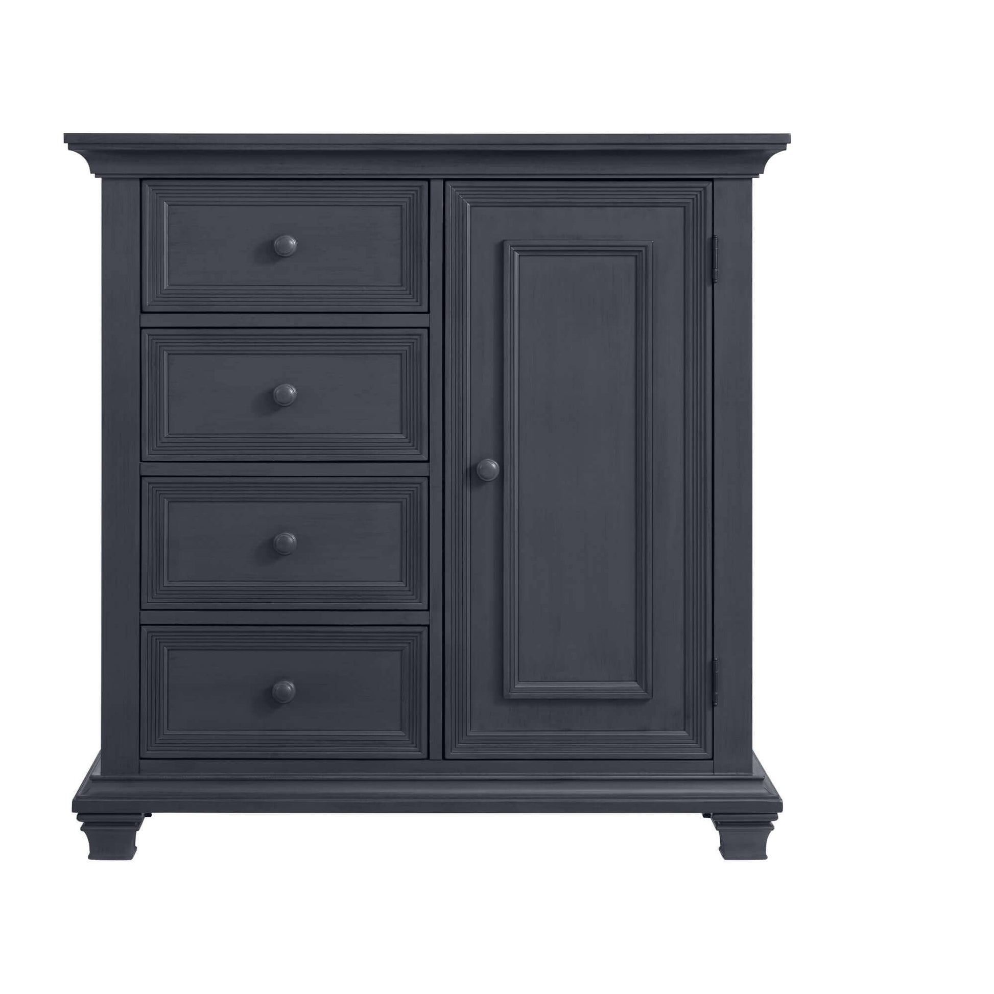 Weston Chifferobe - Front View of Weston Chifferobe Midnight Slate
