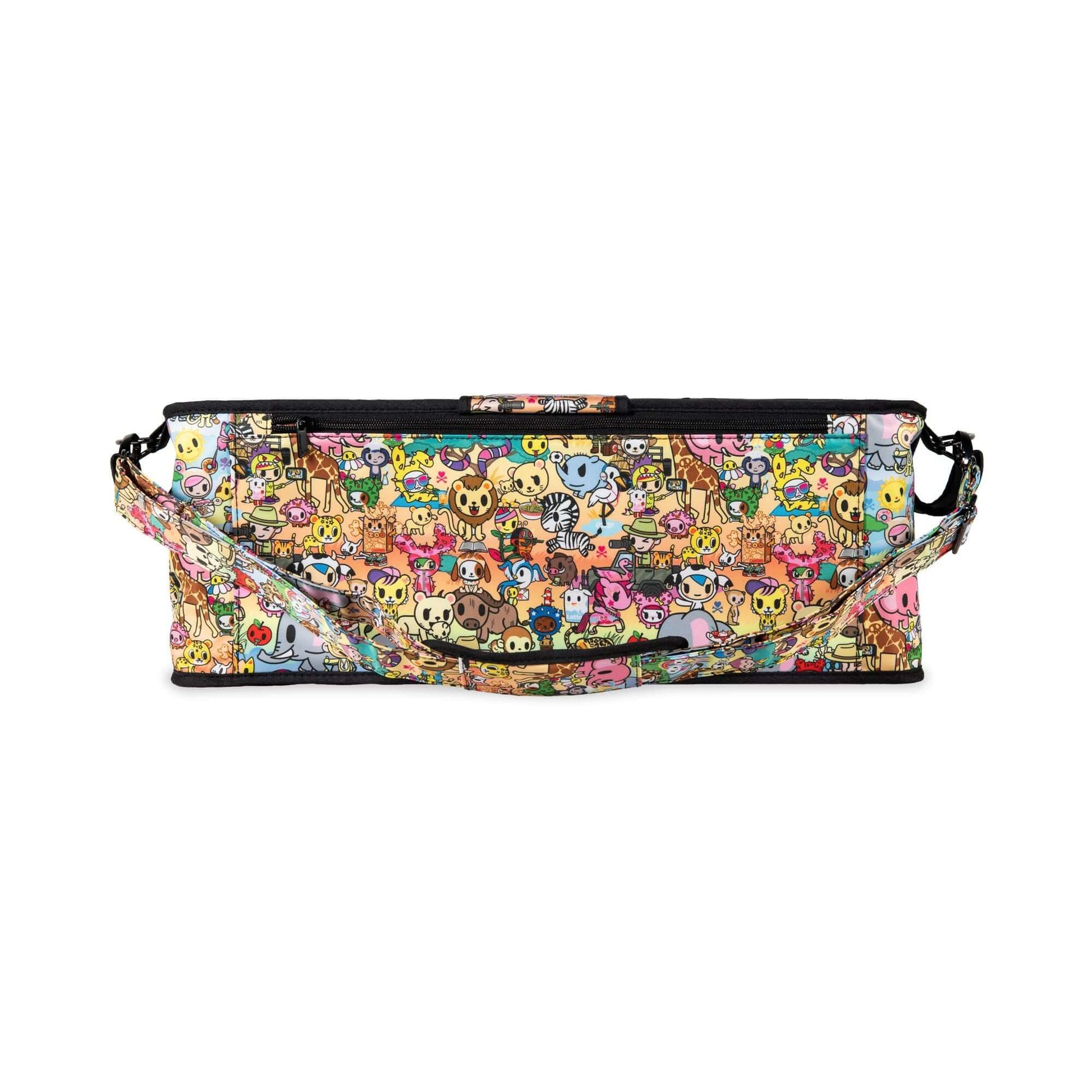 Parent Console Snack Activity Tray with 4 Cupholders - Rear View of Parent Console with 4 Cup Holders TokiDoki Animalini
