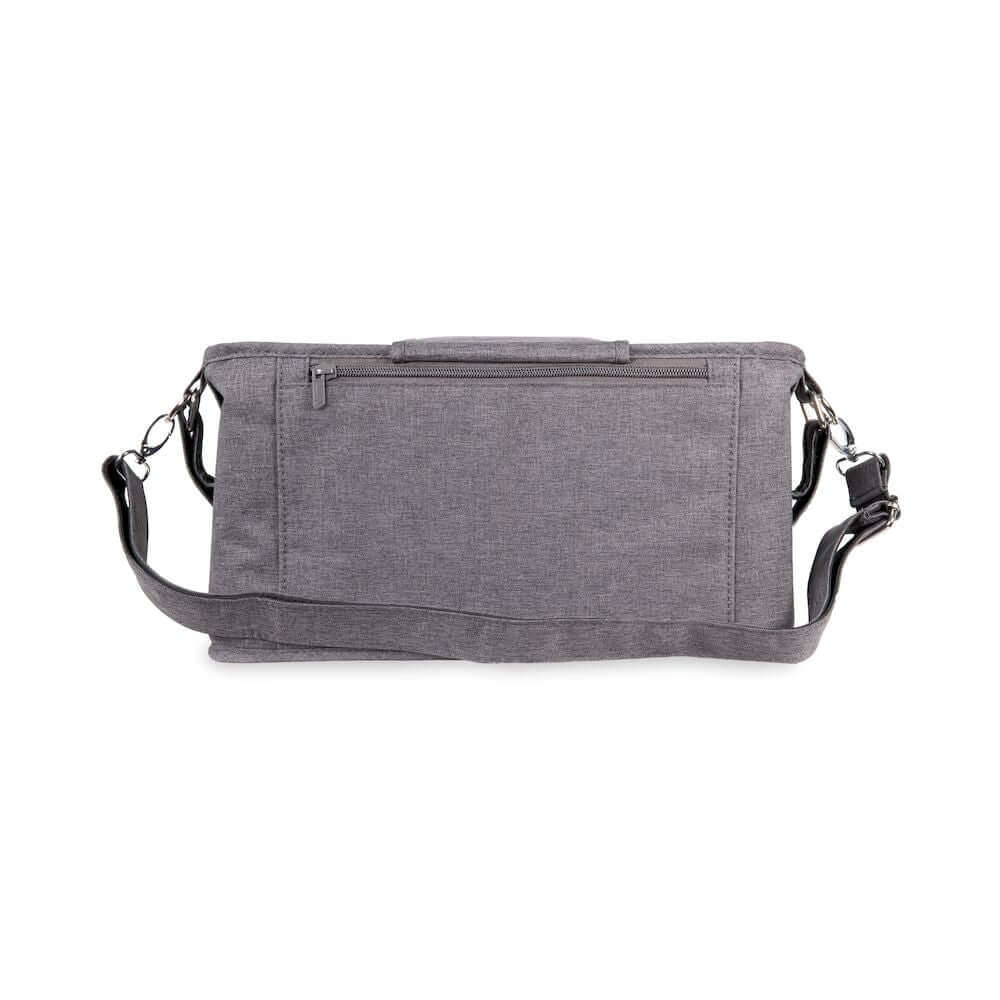 Parent Console with 2 Insulated Cup Holders - Back View of Parent Console with 2 Cup Holders Gray