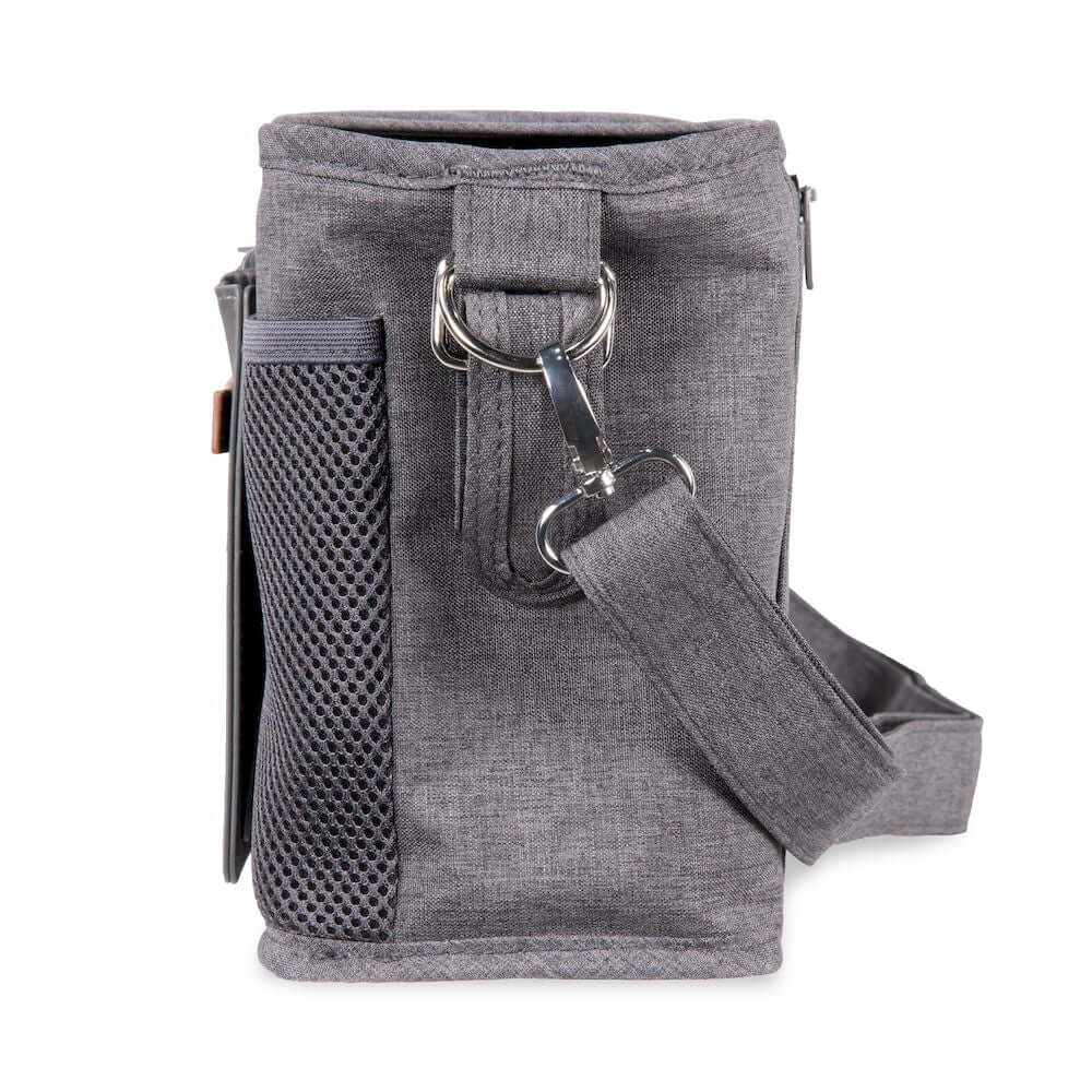 Parent Console with 2 Insulated Cup Holders - Size View of Parent Console with 2 Cup Holders Gray