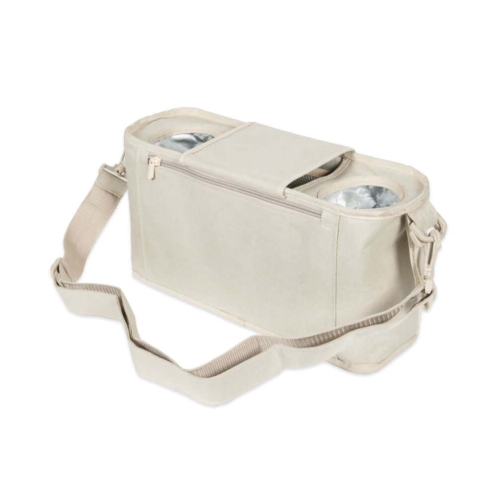 Parent Console with 2 Insulated Cup Holders - Back Inclined View of Parent Console with 2 Cup Holders Beige-1