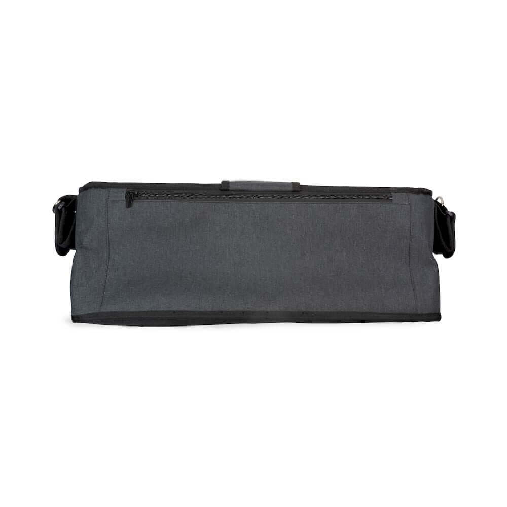 Parent Console Snack Activity Tray with 4 Cupholders - Rear View of Parent Console with 4 Cup Holders Black