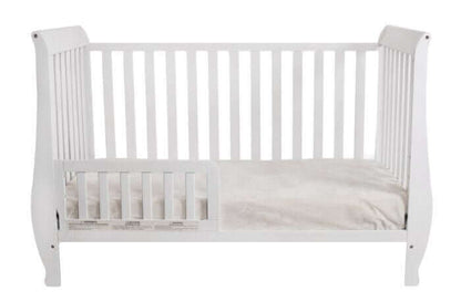 AFG Naomi Convertible Crib w/ Toddler Rail - White guardrail