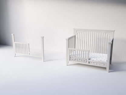 Cameo Sleigh Toddler Bed Conversion Kit - Side View of Sleigh Toddler Bed Conversion Kit Steam