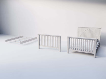 Relic Adult Bed Rail Conversion Kit - Side View of Adult Bed Rail Conversion Kit Cloud