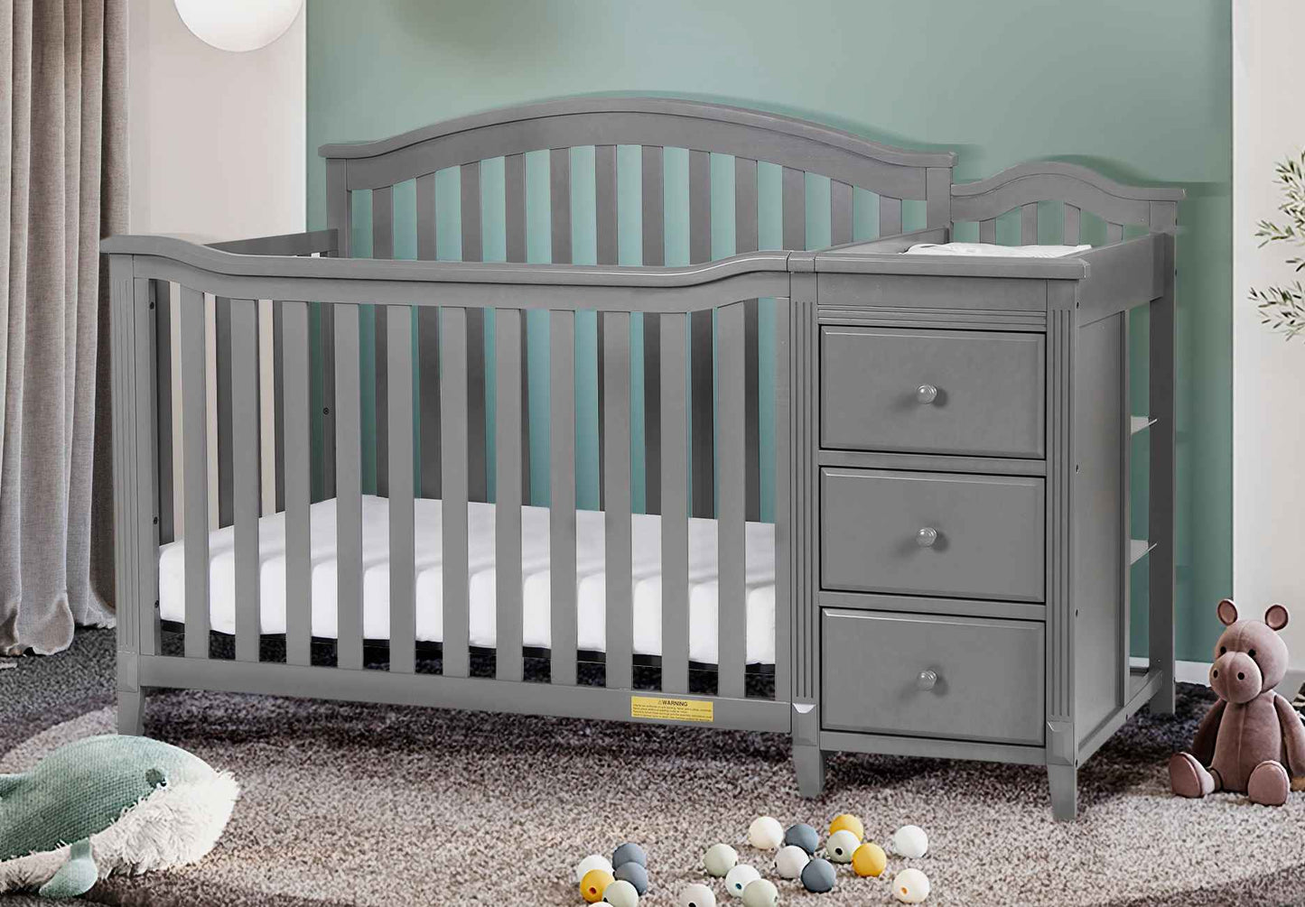 Kali II 4-in-1 Crib and Changer