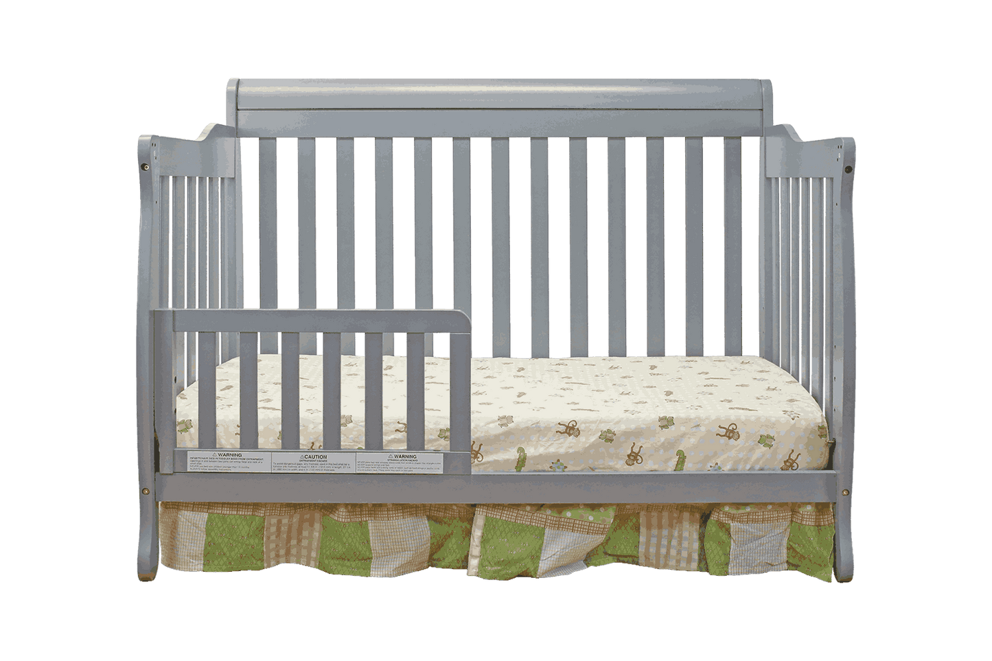 AFG Alice 4-in-1 Convertible Crib with Toddler Guardrail