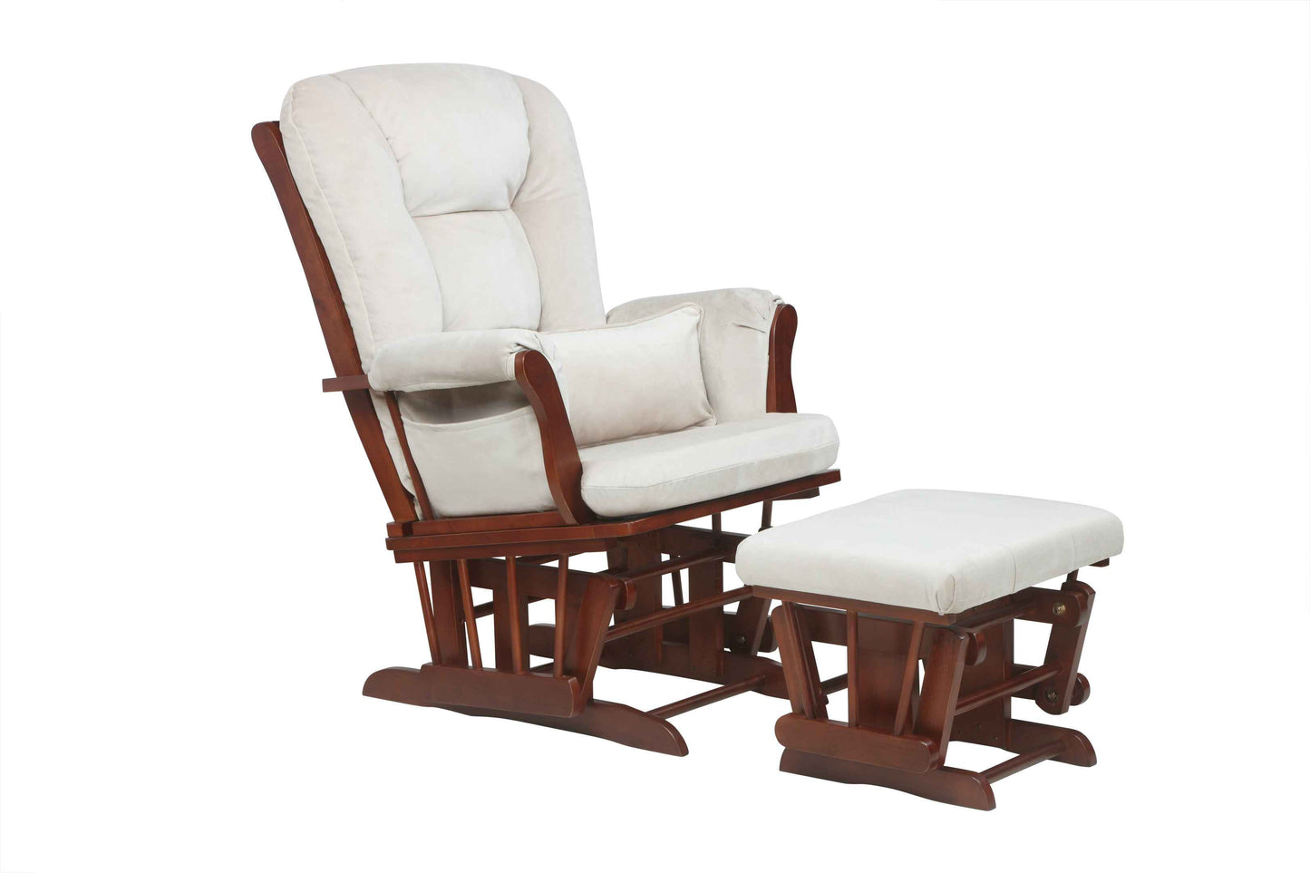 AFG Alice Glider Chair and Ottoman with Pillow