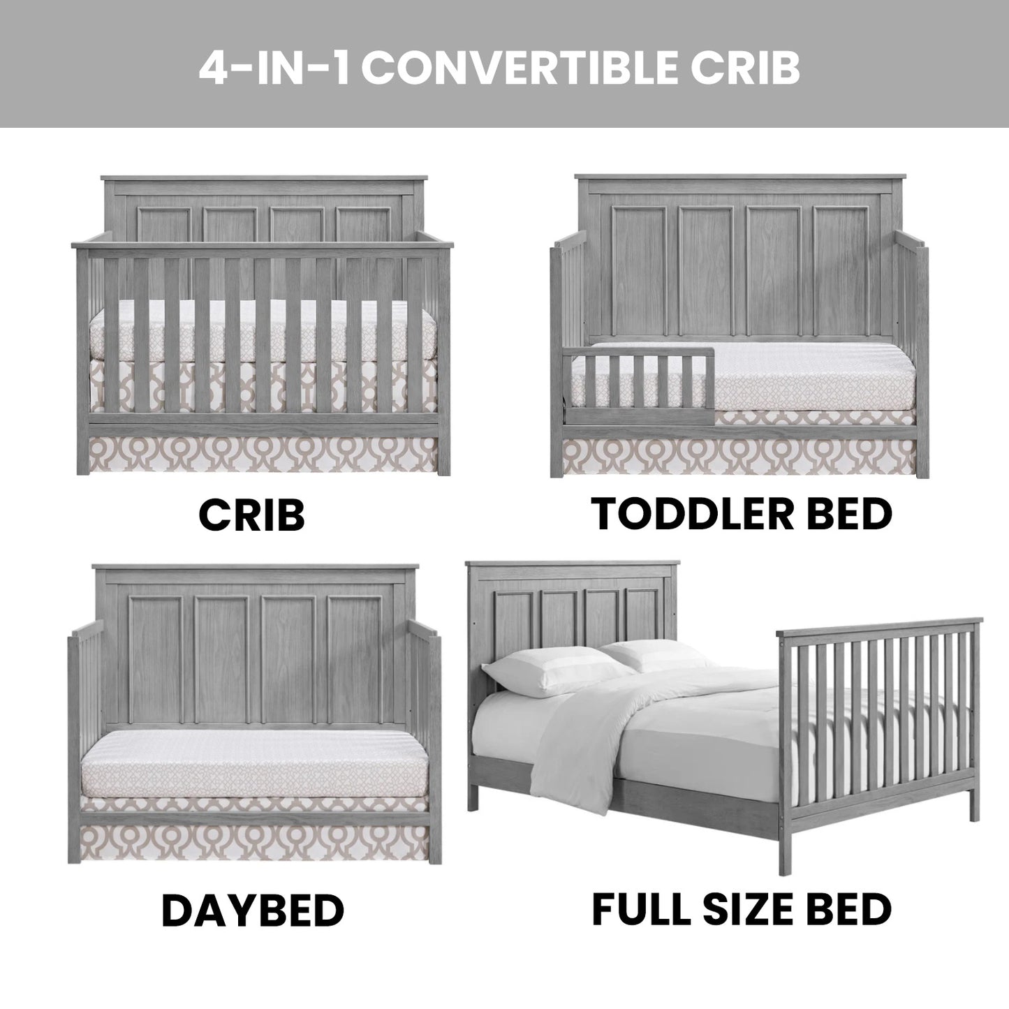 Bennett 4-in-1 Convertible Crib