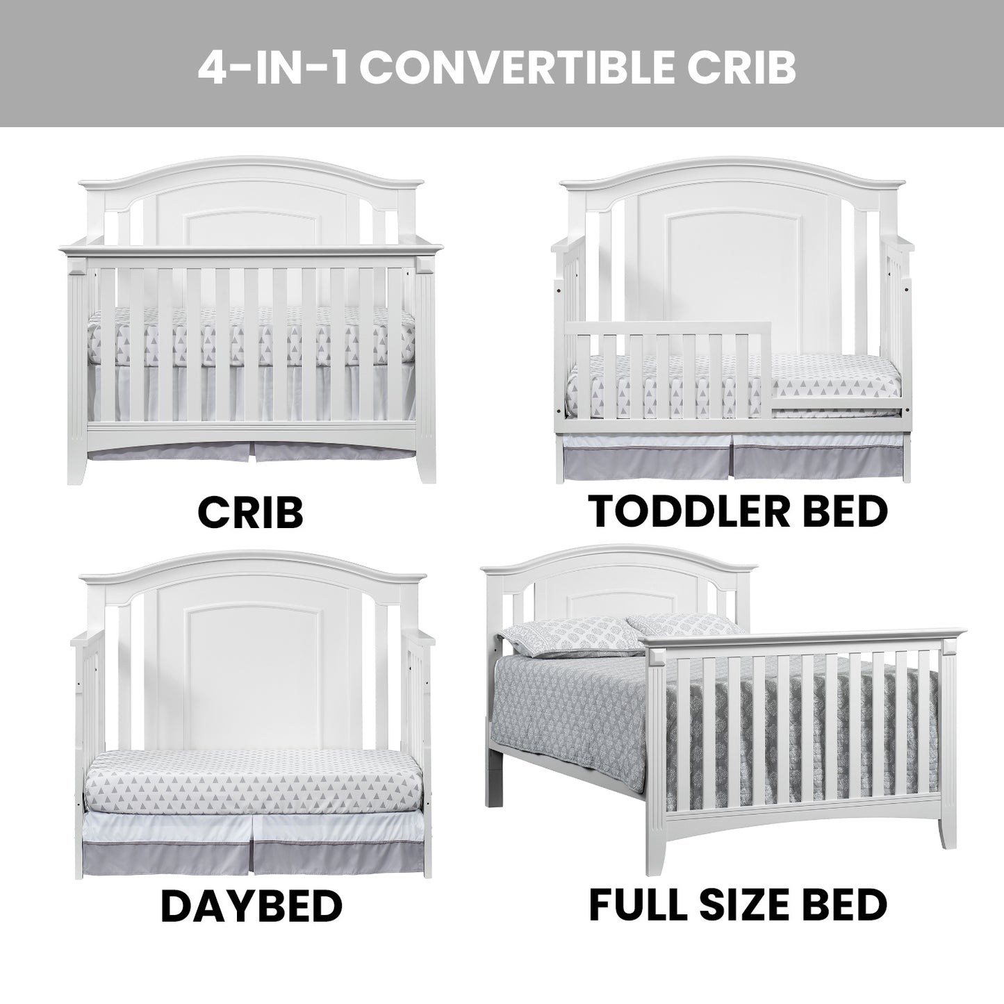 Willowbrook 4-in-1 Convertible Crib