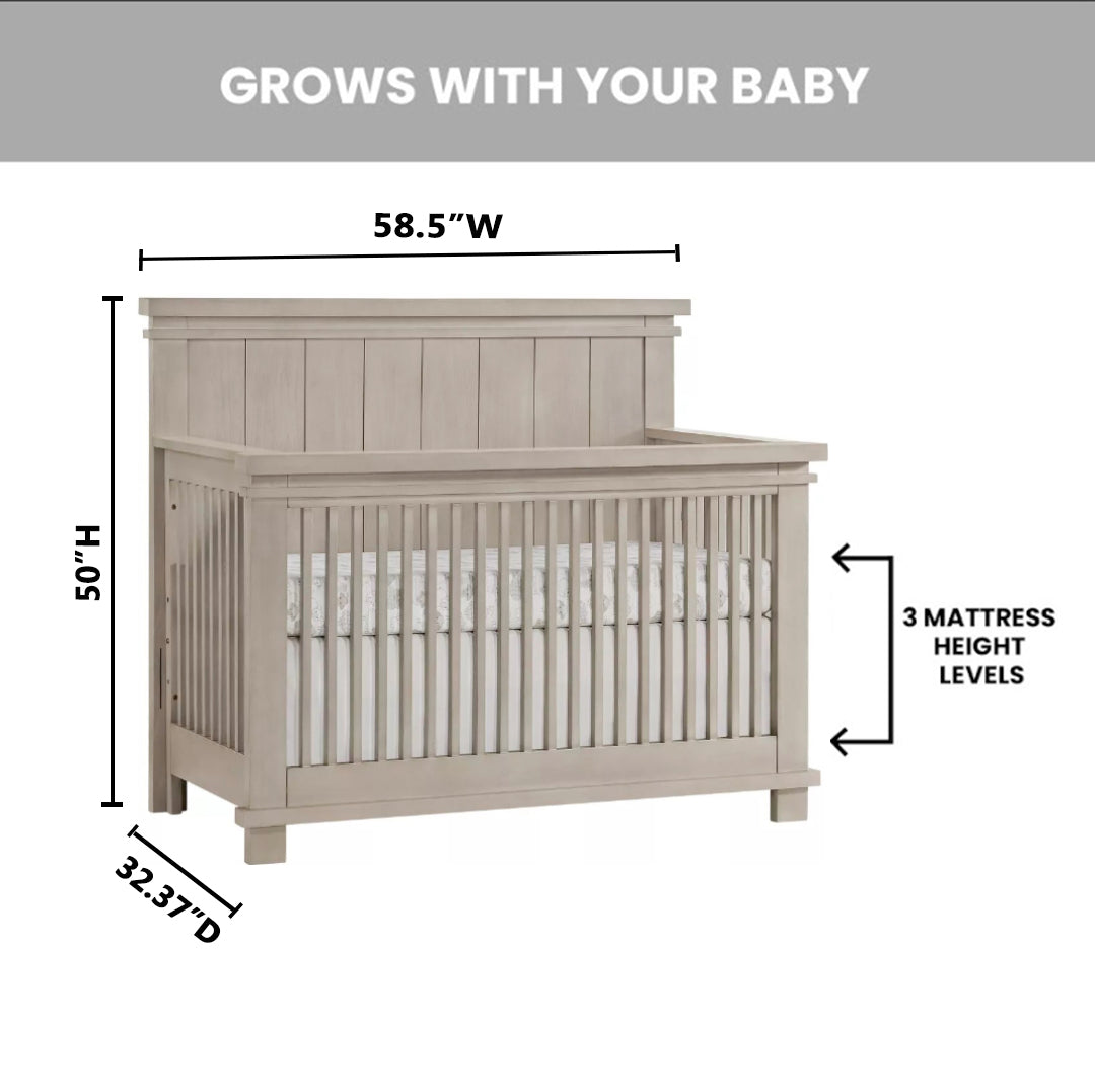 Hampton 4 In 1 Convertible Crib