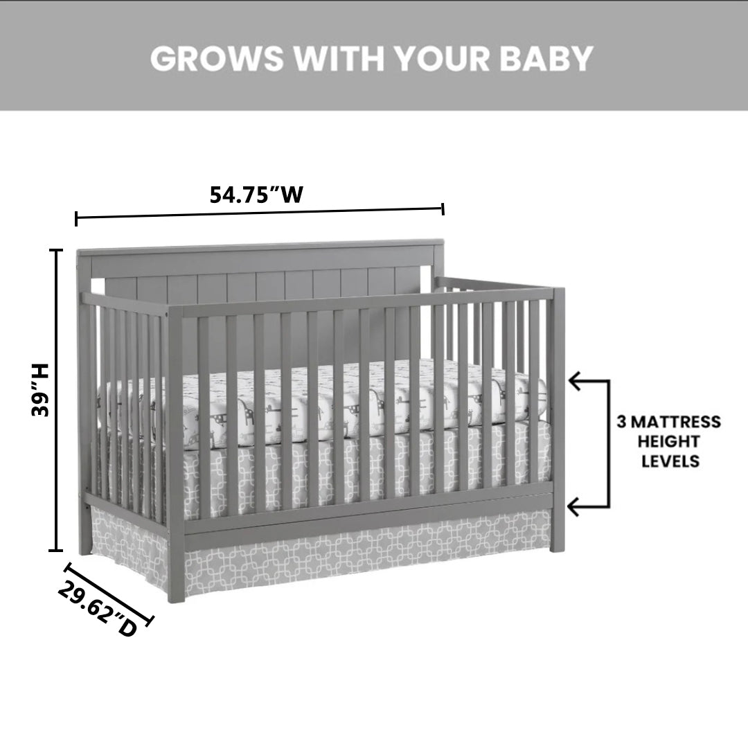 Lazio 4-in-1 Convertible Crib