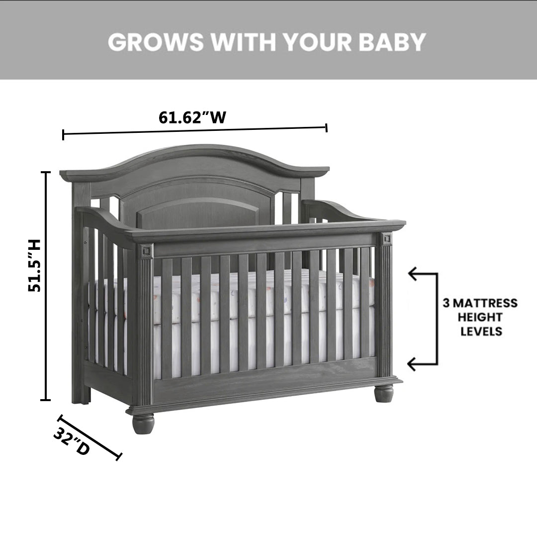 London Lane 4-in-1 Convertible Crib