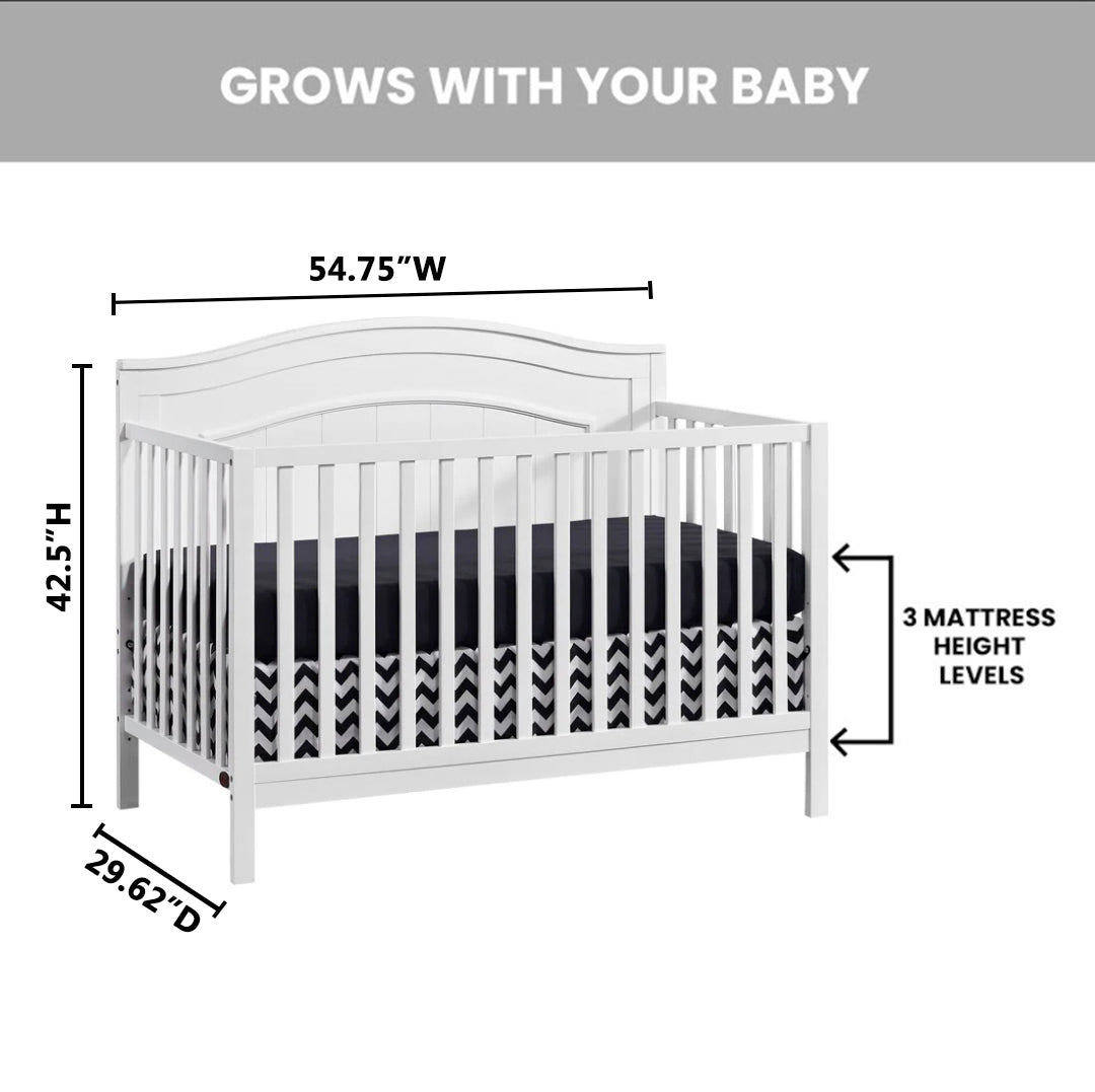 Nolan 4 in 1 Convertible Crib