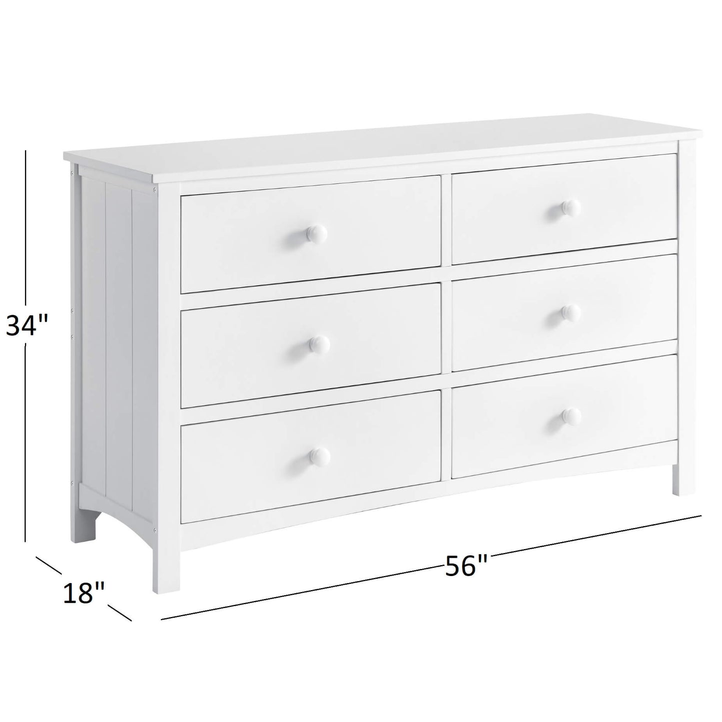 Universal 6-Drawer Dresser