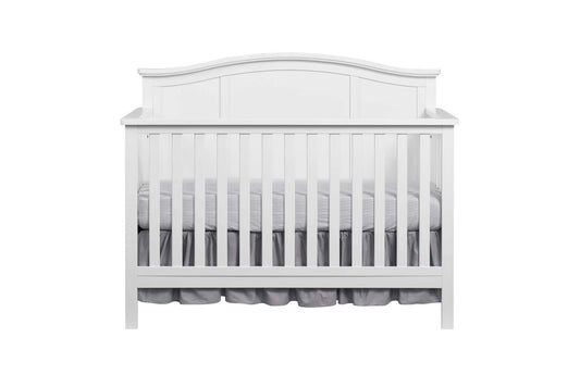 Emerson 4-in-1 Convertible Crib - Front View of Emerson 4-in-1 Convertible Crib Snow White
