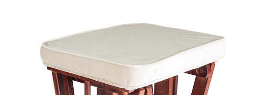 Sleigh Glider Ottoman Cushion - Top View of the Cushion Beige