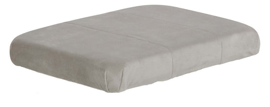 Alice Glider Ottoman Cushion - Inclined Top View of Alice Glider Ottoman Cushion Gray