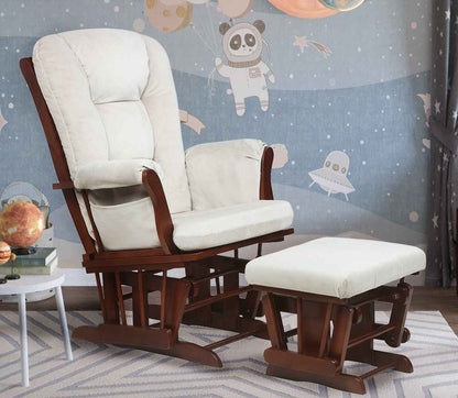 AFG Alice Glider Chair and Ottoman without Pillow