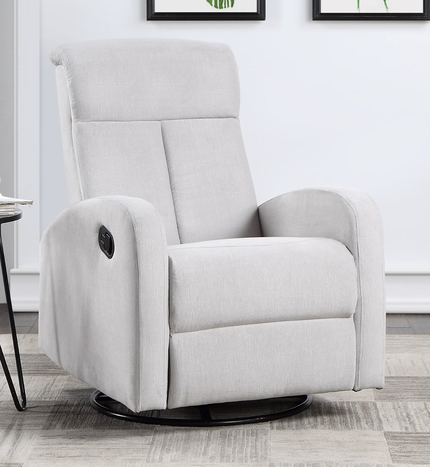 AFG Amber Swivel Glider Recliner Gray