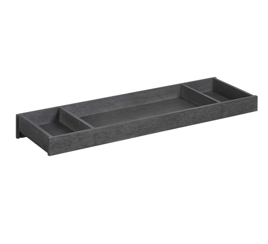 Hampton Changing Topper - Inclined Side View of Hampton Changing Topper Canyon Gray