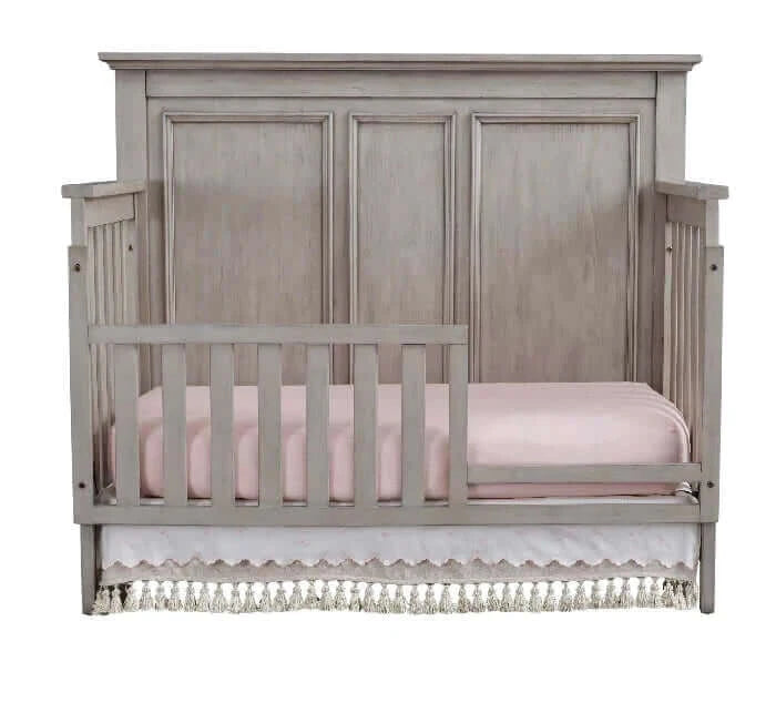 Kenilworth 4-in-1 Convertible Crib - Stone Wash Guardrail front