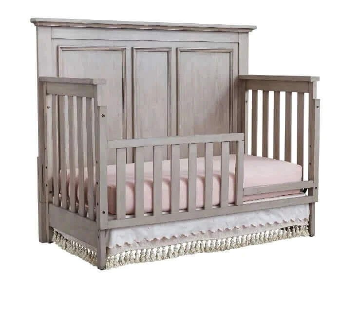 Kenilworth 4-in-1 Convertible Crib - Stone Wash Guardrail side