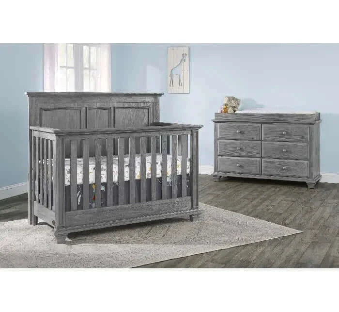 Kenilworth 4-in-1 Convertible Crib - Graphite Gray room 2