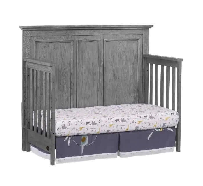 Kenilworth 4-in-1 Convertible Crib - Graphite Gray daybed side