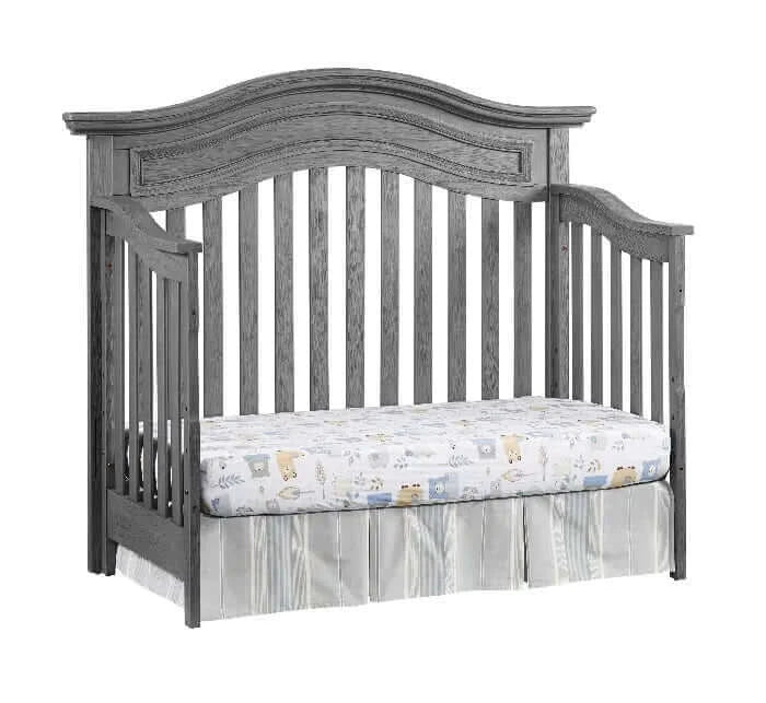 Glenbrook 4-in-1 Convertible Crib - Gray Daybed side