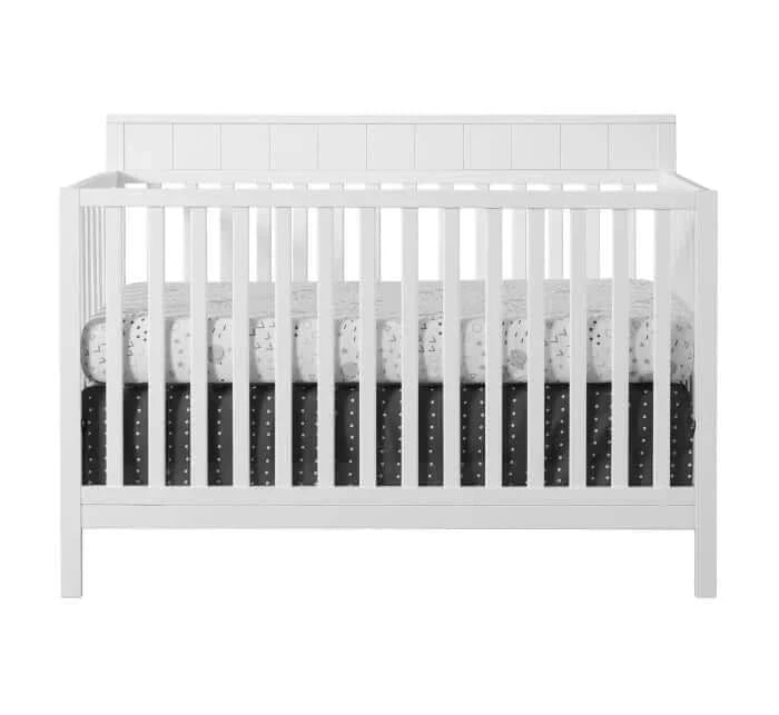 Logan 4-in-1 Convertible Crib - White front