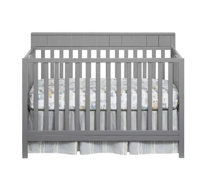 Logan 4-in-1 Convertible Crib - Gray front 