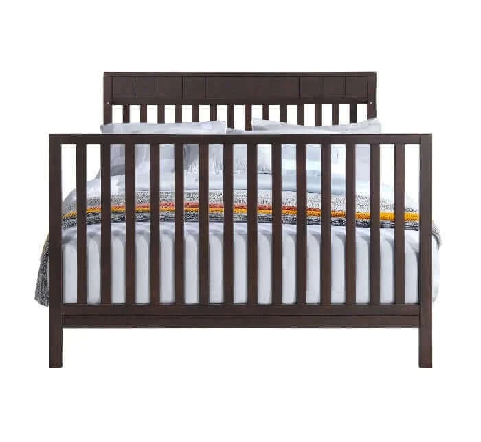 Logan 4-in-1 Convertible Crib - Espresso toddler bed front