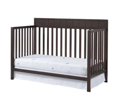 Logan 4-in-1 Convertible Crib - Espresso daybed side 