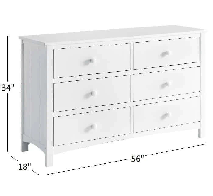 Universal 6-Drawer Dresser