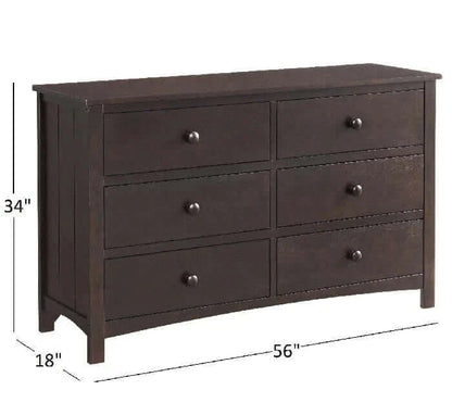 Universal 6-Drawer Dresser