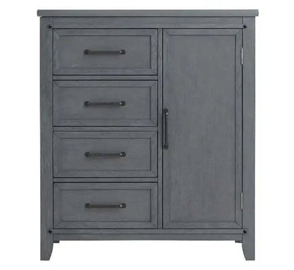 Soho Baby Ellison Chifferobe - Ash Gray Front