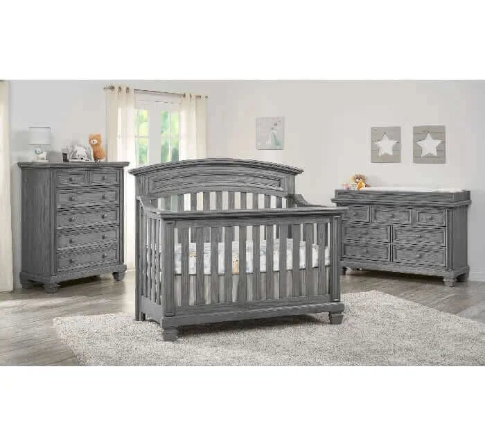 Richmond 7 Drawer Dresser - Brushed gray room