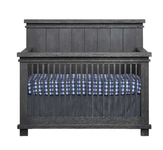 Soho Baby Hampton 4 In 1 Convertible Crib - Canyon Gray front