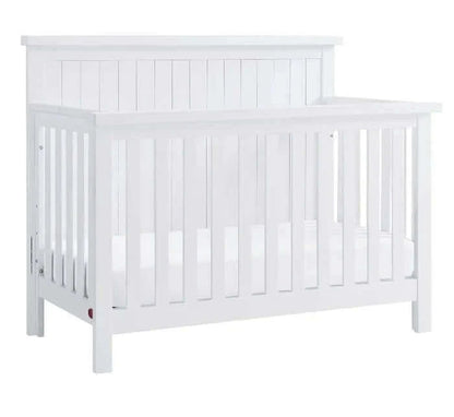 Everlee 4-In-1 Convertible Crib - Whitewash crib side