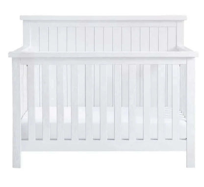 Everlee 4-In-1 Convertible Crib - Whitewash crib front 