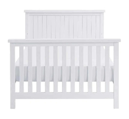 Everlee 4-In-1 Convertible Crib - Whitewash Toddler bed front