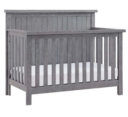 Everlee 4-In-1 Convertible Crib - Greystone crib side