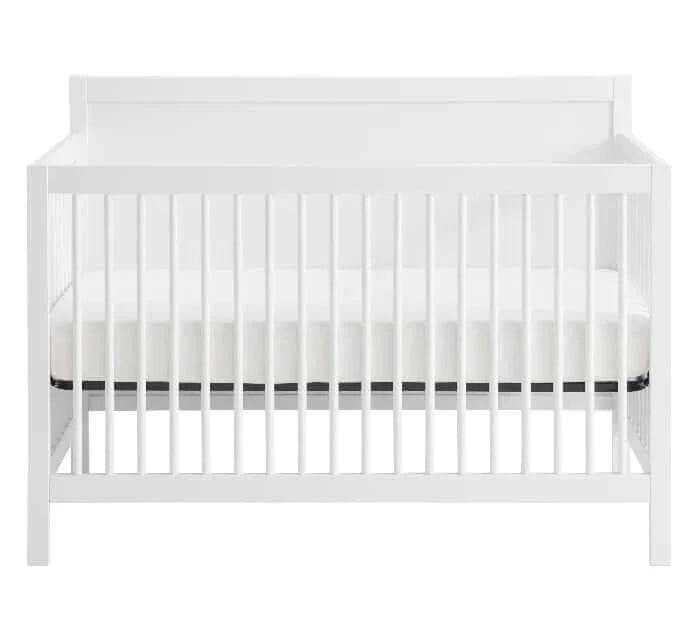 Essential 4 In 1 Convertible Crib with Panel Headboard