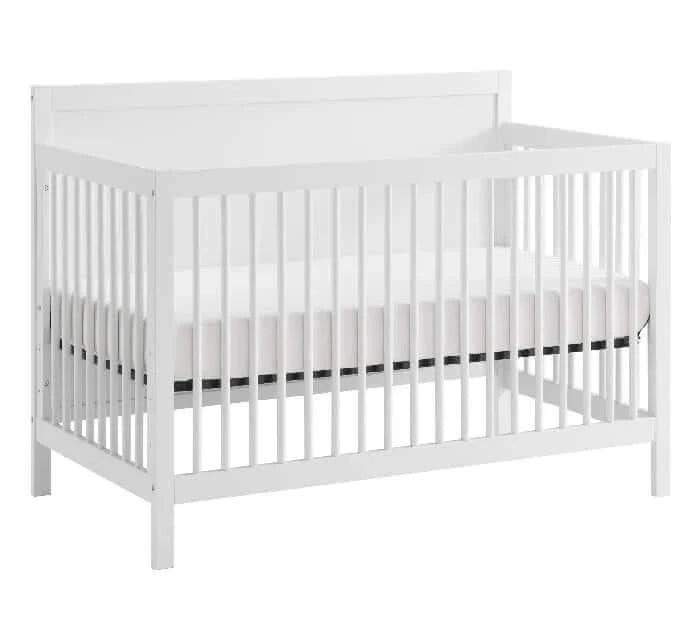 Essential 4 In 1 Convertible Crib with Panel Headboard